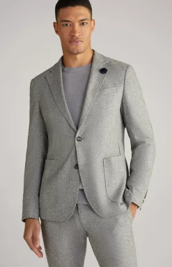 New JOOP! Hoverest Jacket in Grey Marl grey melange