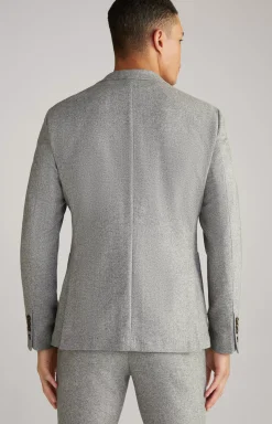 New JOOP! Hoverest Jacket in Grey Marl grey melange