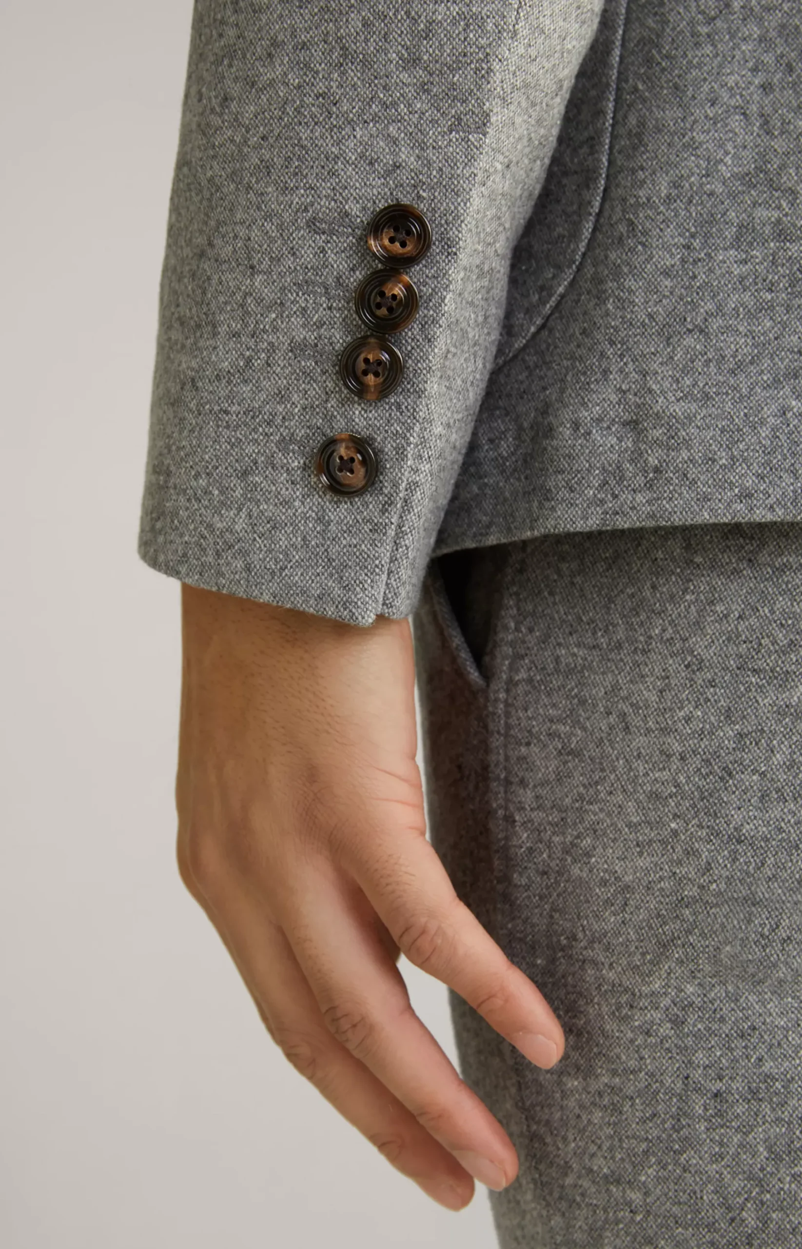 New JOOP! Hoverest Jacket in Grey Marl grey melange