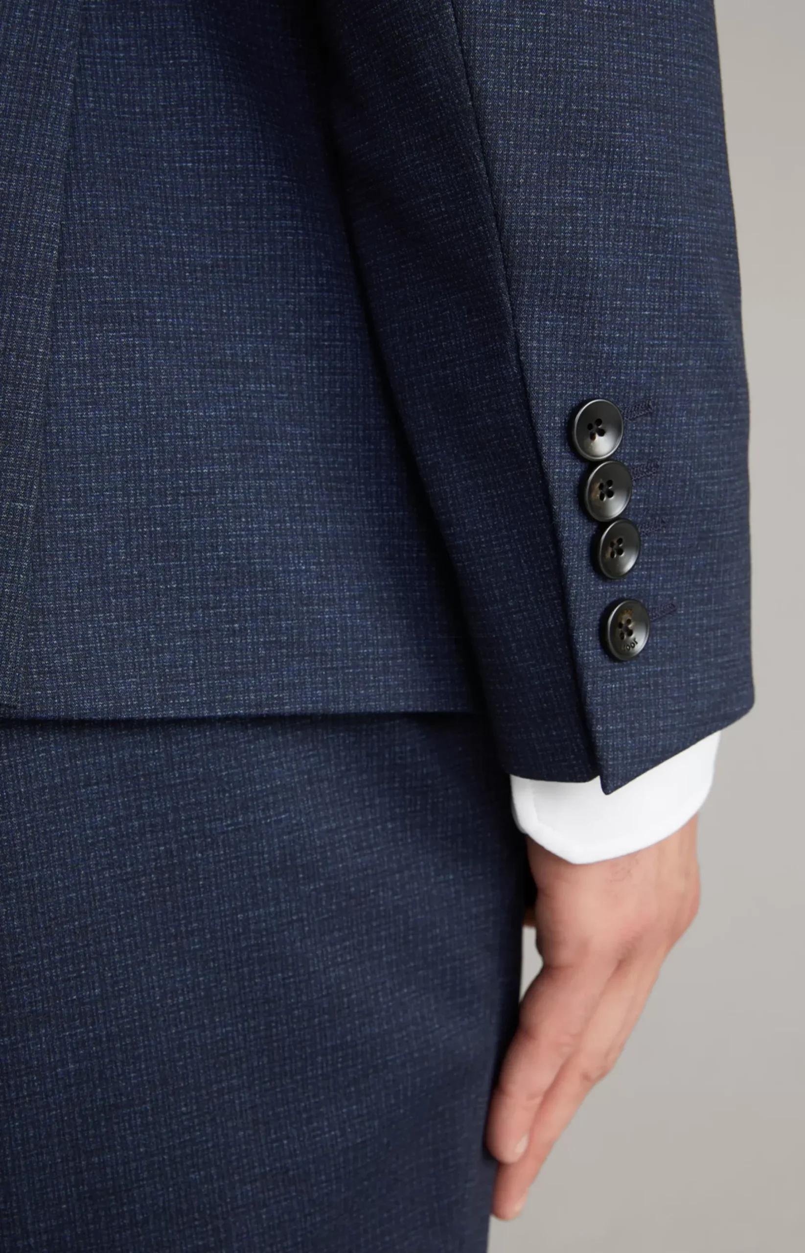 JOOP! Hustle Jersey Jacket in a Navy Pattern patterned navy