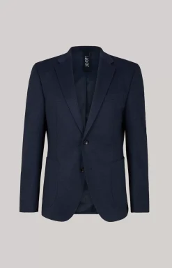 JOOP! Hustle Jersey Jacket in a Navy Pattern patterned navy