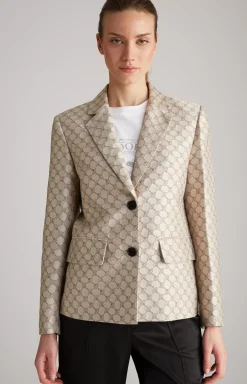 New JOOP! Jacquard Blazer in Pattern beige