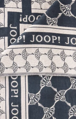 Hot JOOP! Jaquard Scarf in dark blue/beige