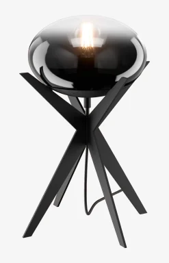 Discount JOOP! CURVES LIGHTS table light, transparent glass/black transparent/black