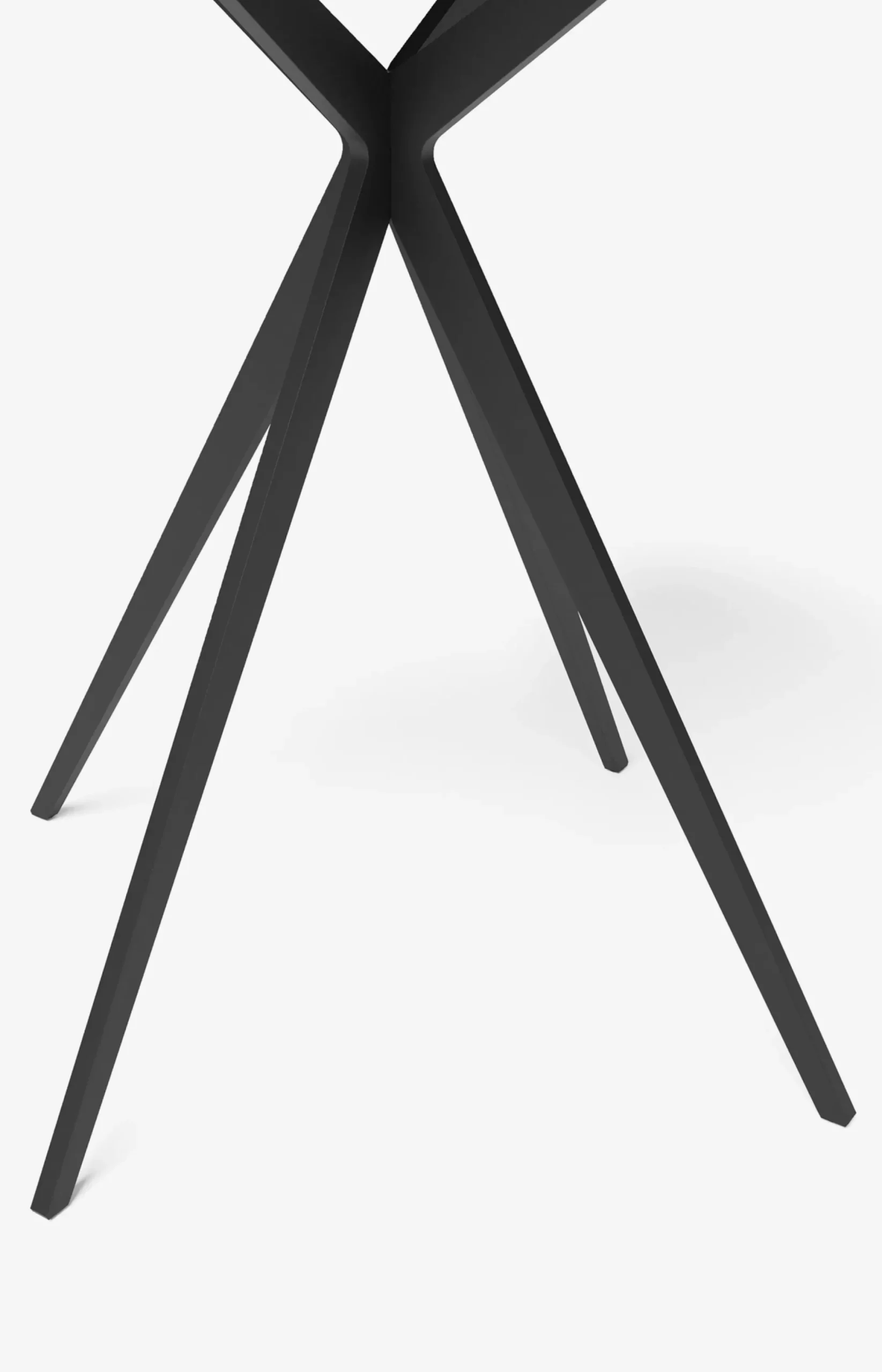 Outlet JOOP! CURVES side table with marble ceramic top, 45 x 52 cm in black