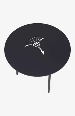JOOP! EMBOSS side table, 40 x 42 cm in mid night blue