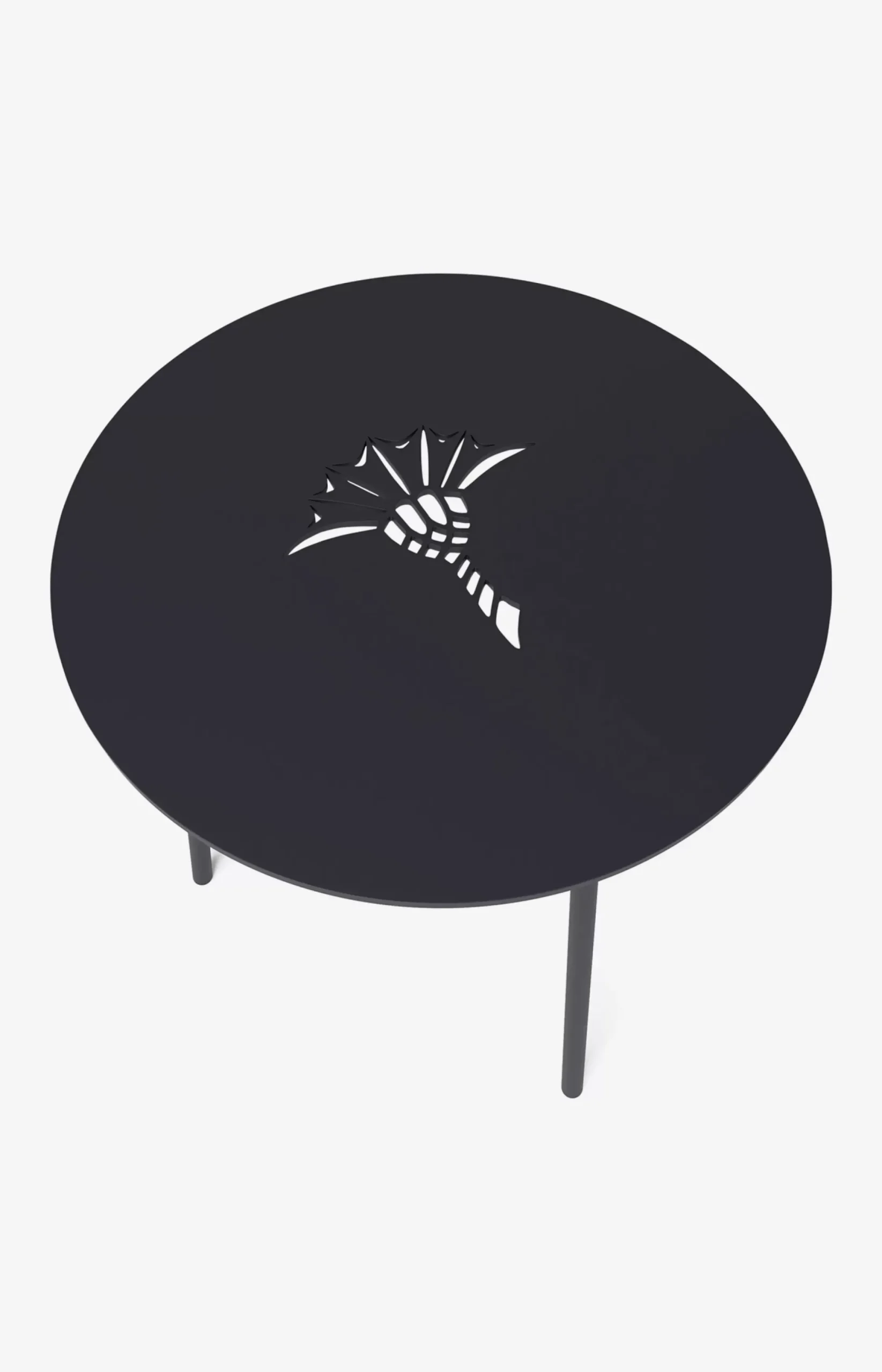 JOOP! EMBOSS side table, 40 x 42 cm in mid night blue
