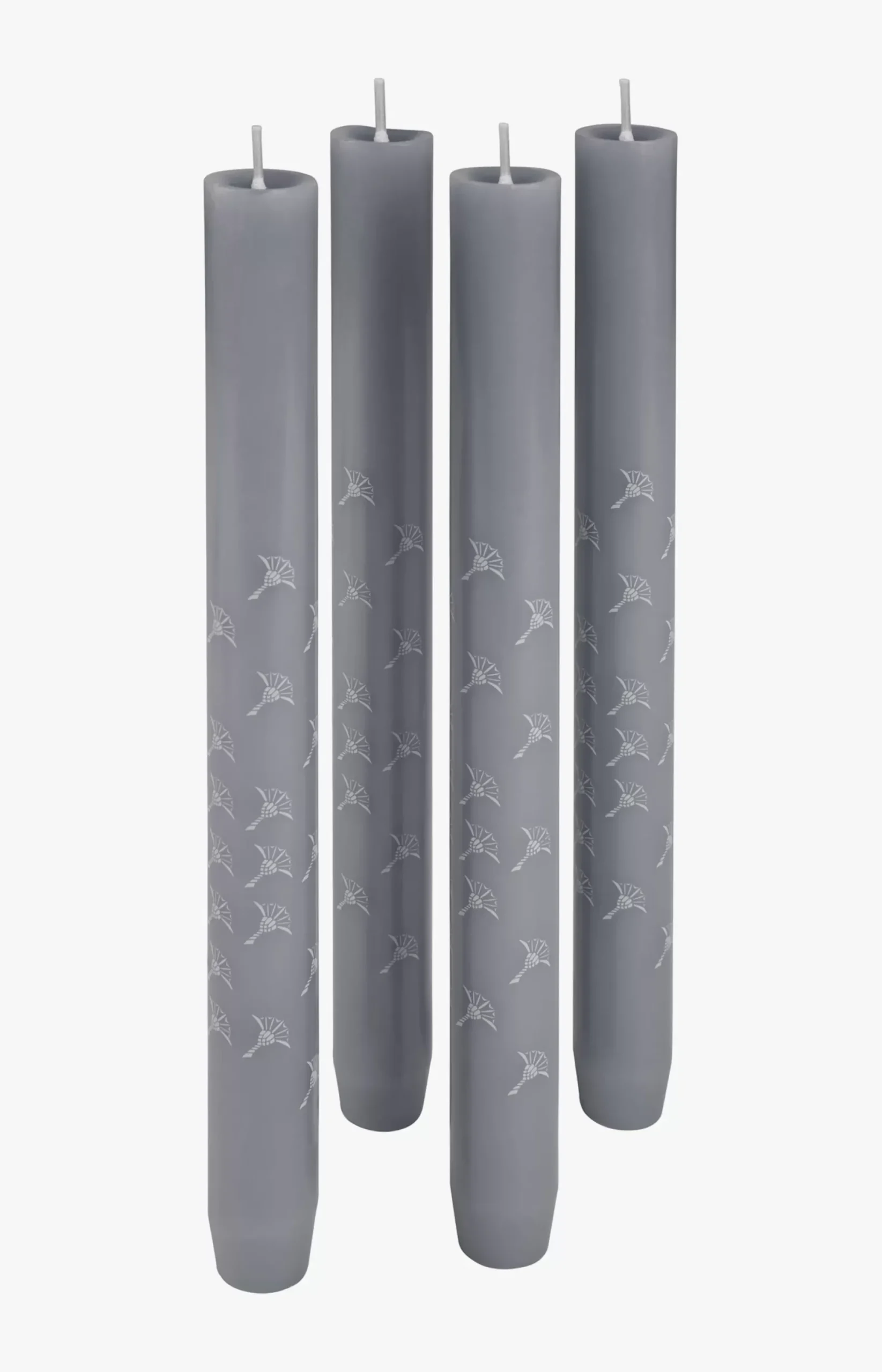 JOOP! FADED CORNFLOWER candle set of 4 slate