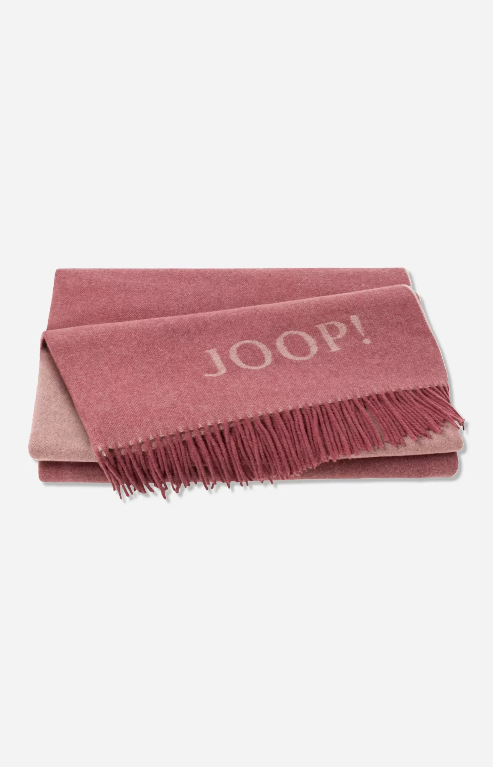 Discount JOOP! FINE-DOUBLEFACE Throw in Rouge-Nude Rude-rouge