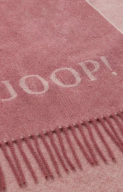 Discount JOOP! FINE-DOUBLEFACE Throw in Rouge-Nude Rude-rouge