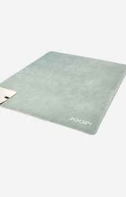 JOOP! MELANGE-DOUBLEFACE throw in jade/nature