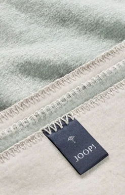 JOOP! MELANGE-DOUBLEFACE throw in jade/nature