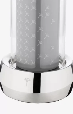 Hot JOOP! METAL LINE Pillar Candle Holder silver