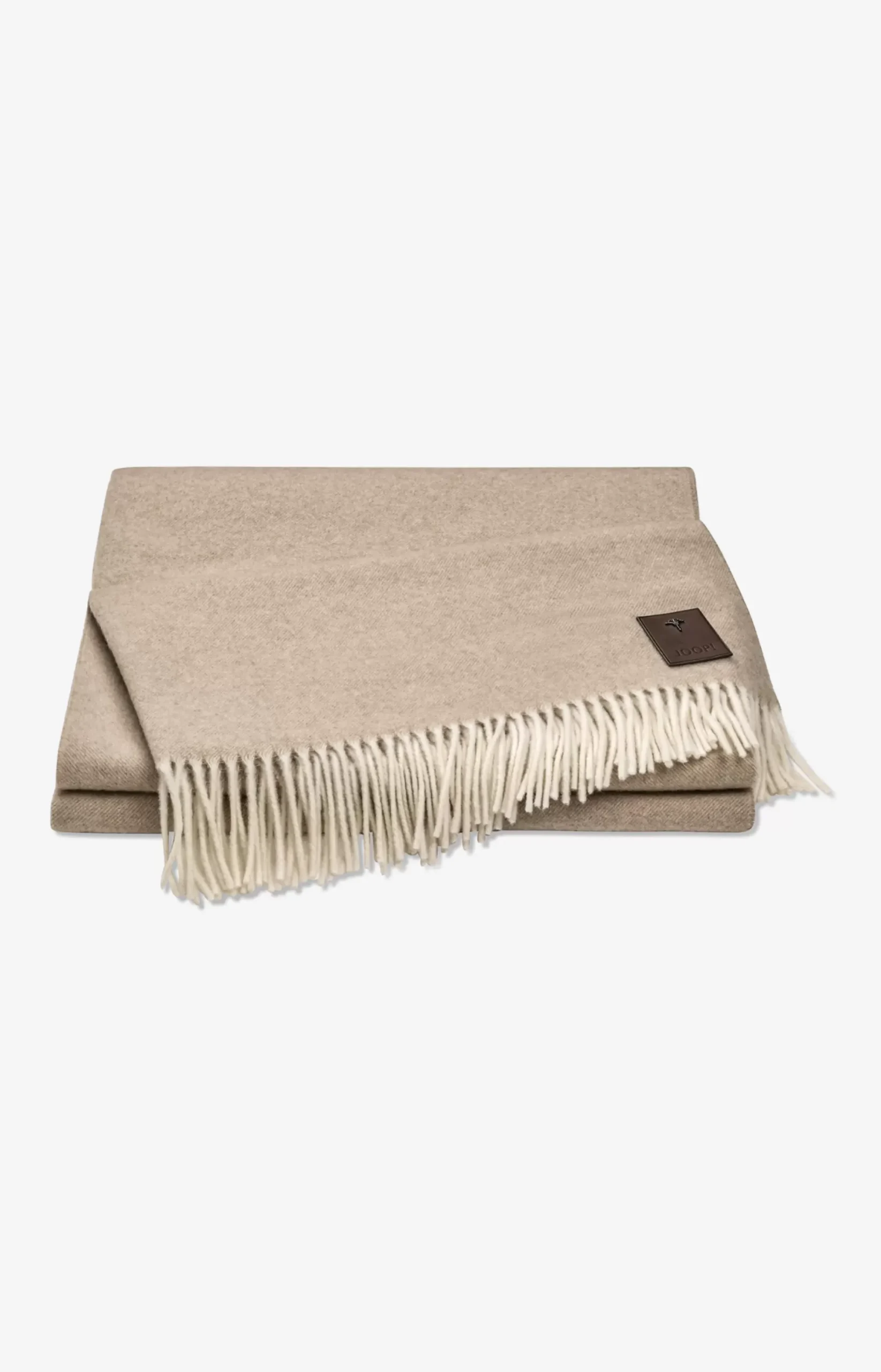 New JOOP! NOBLE cashmere throw in nature/beige nature-beige