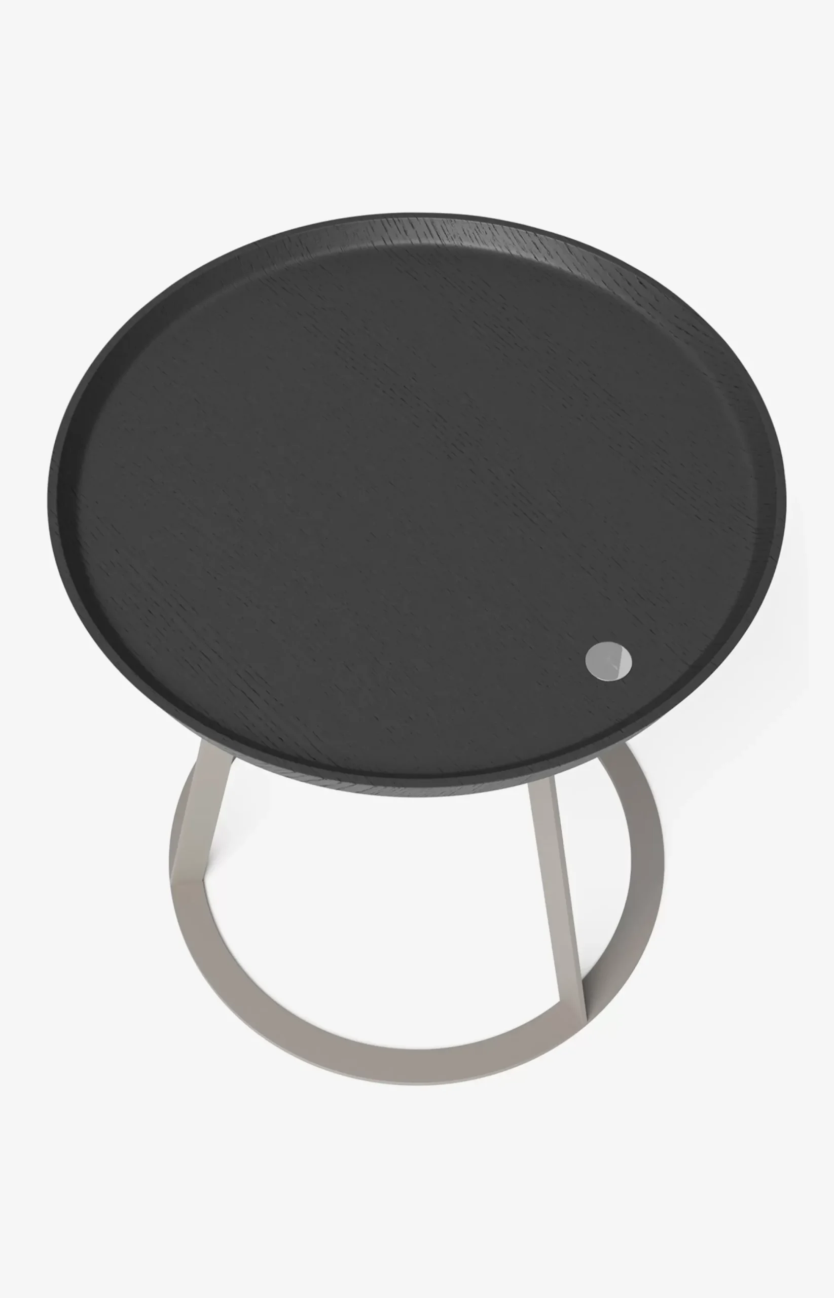 Sale JOOP! ROUND with smoked oak plate, 45 x 47 cm in taupe/anthracite