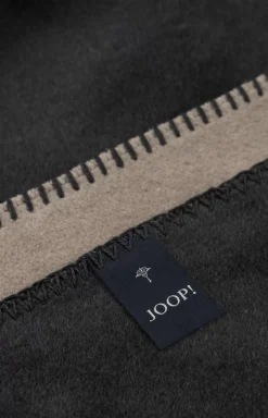 Online JOOP! UNI-DOUBLEFACE blanket in Stone/anthracite