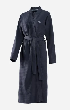 Clearance JOOP! UNI-PIQUÉ Bathrobe for Women in navy