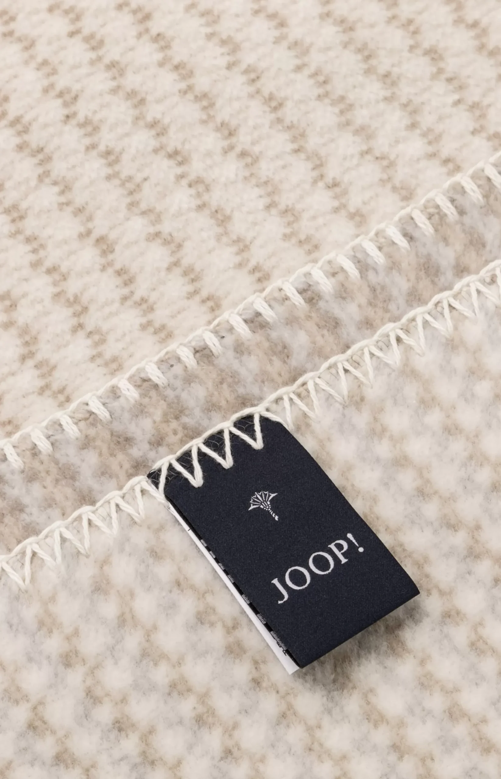 New JOOP! WOVEN Blanket in cream