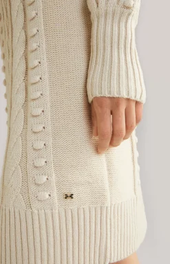 New JOOP! Knitted Dress in off-white