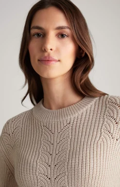 Sale JOOP! Knitted Pullover in Champagne beige