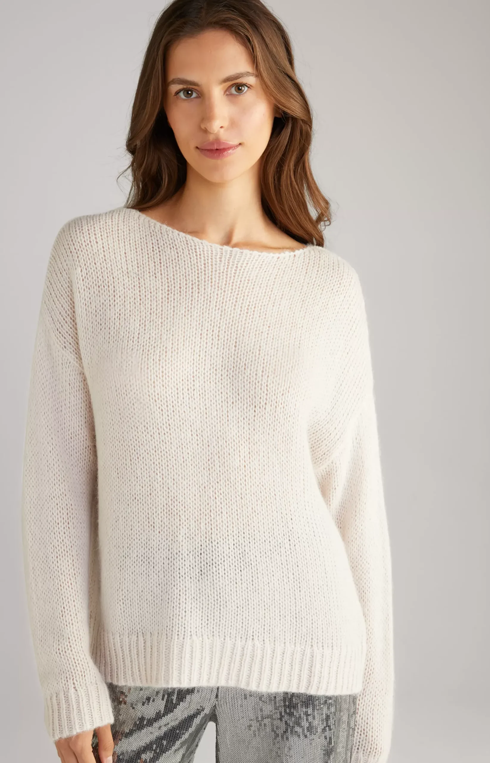 Outlet JOOP! Knitted Sweater in off-white