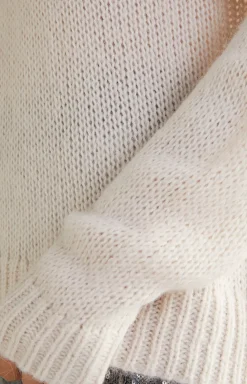Outlet JOOP! Knitted Sweater in off-white