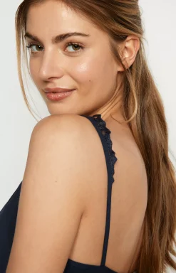 Outlet JOOP! Lace loungewear top in midnight