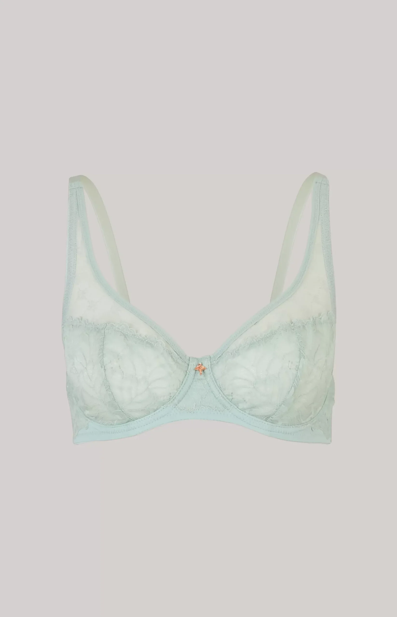 New JOOP! Lace Underwired Bra in Sea Grass mint