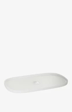 Outlet JOOP! Large Crystal Line tray in white plain light beige