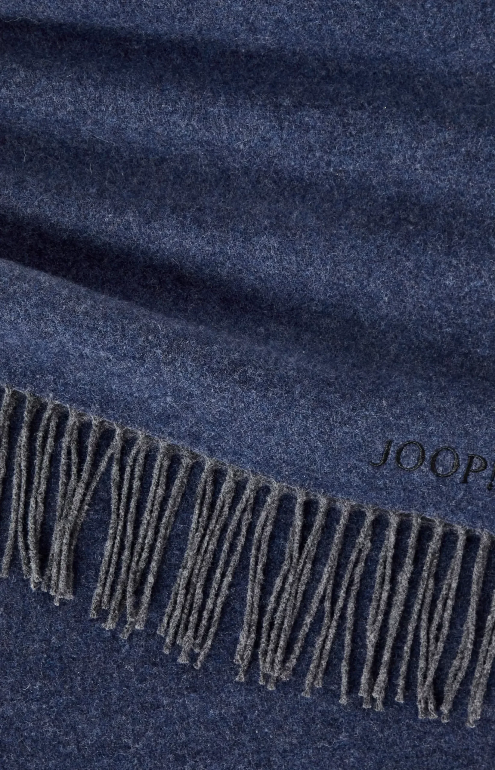 Best JOOP! Larsen Wool Scarf in dark blue