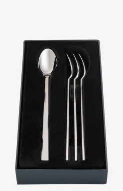 Hot JOOP! Latte Macchiato Dining Glamour Spoon 4 pcs. - Satin Finish silver