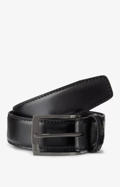 Best JOOP! Leather Belt in Black overdyed black 1