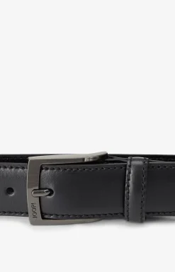 Best JOOP! Leather Belt in Black overdyed black 1