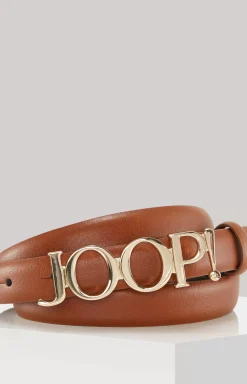 New JOOP! Leather Belt in cognac