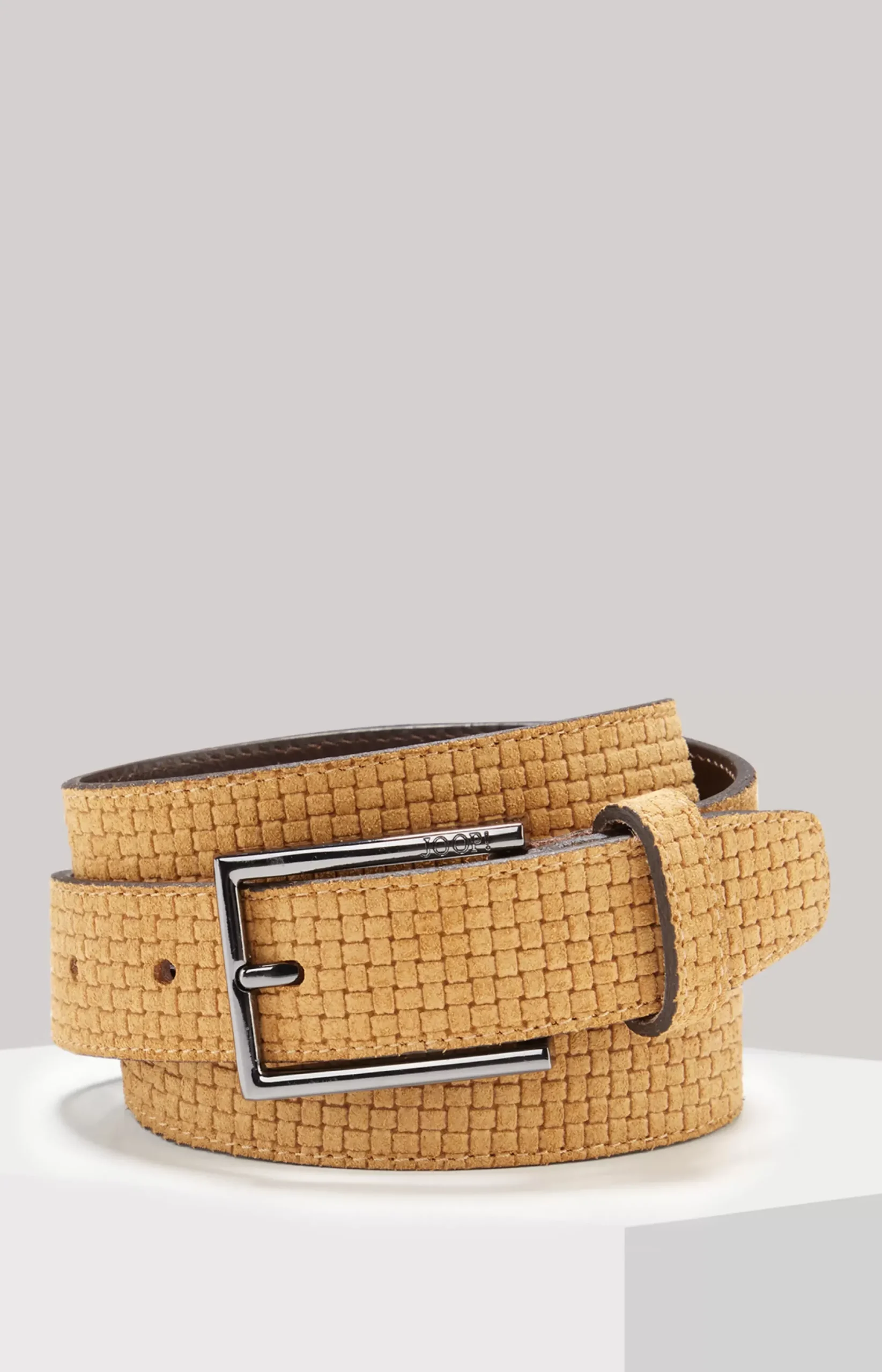 Outlet JOOP! Leather Belt in cognac
