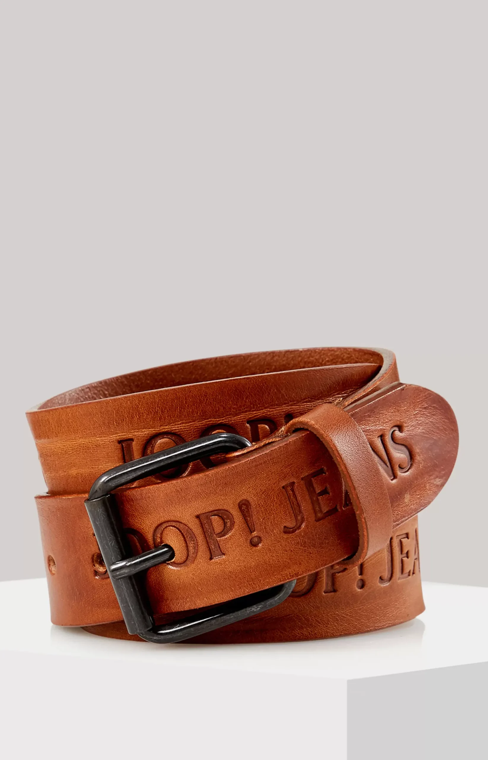 Sale JOOP! Leather Belt in cognac
