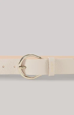New JOOP! Leather Belt in cream