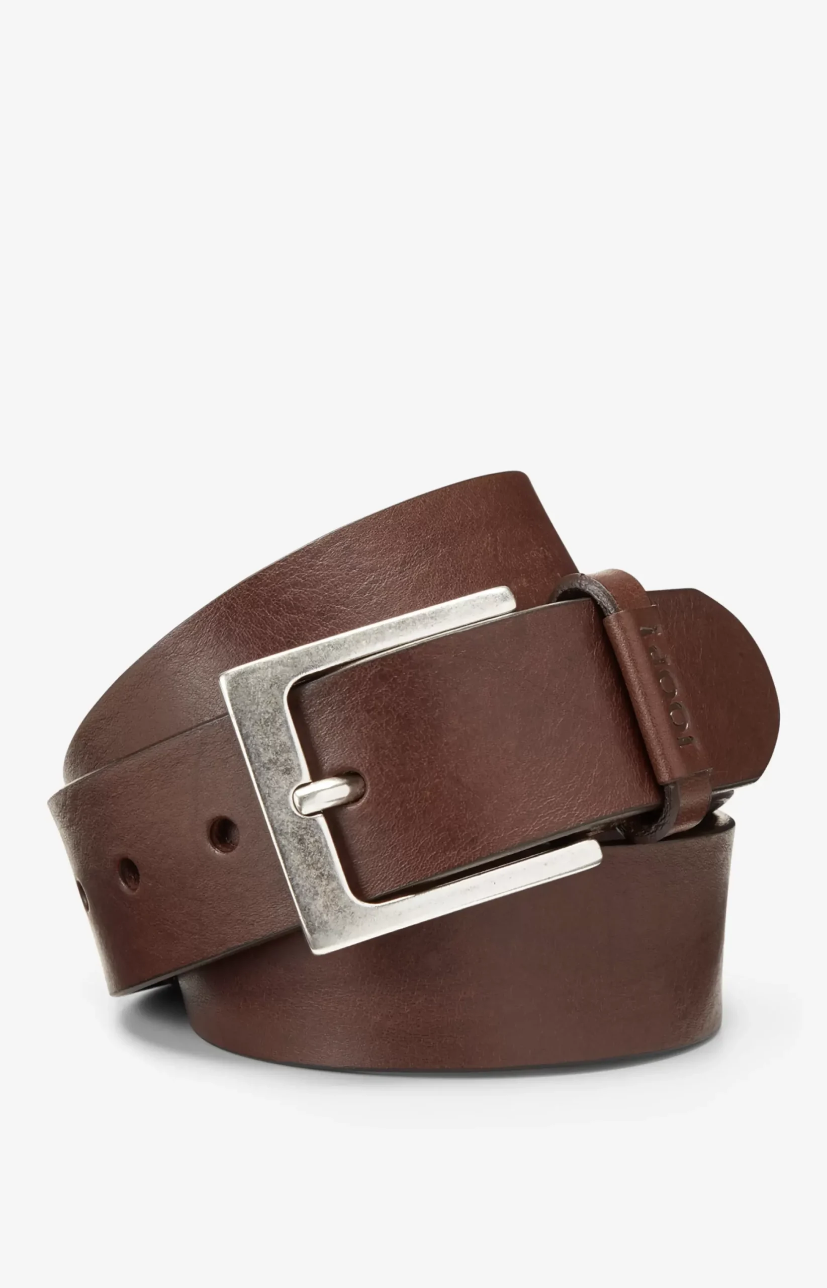 Discount JOOP! Leather Belt in Dark Brown overdyed brown 1