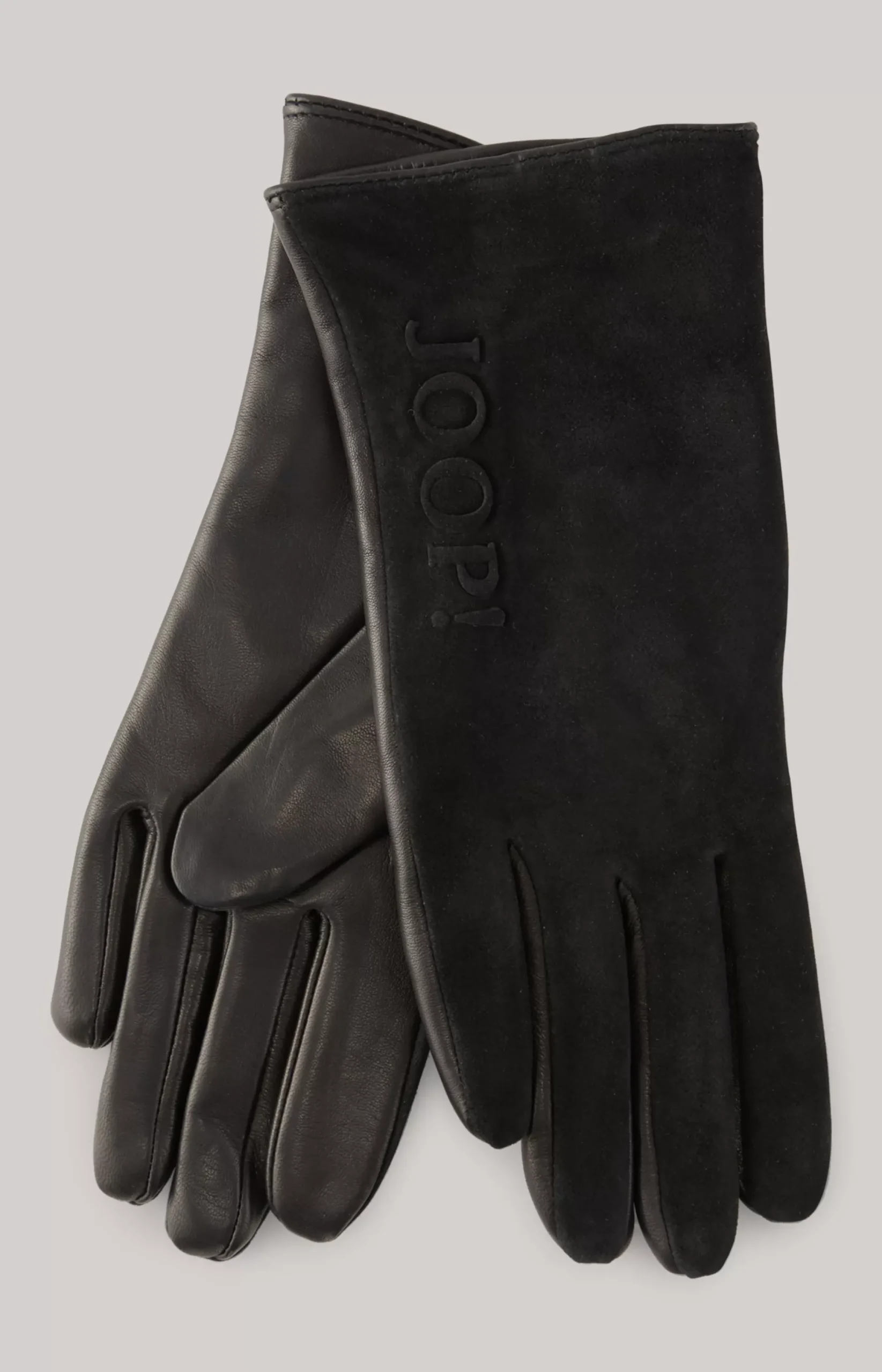 Online JOOP! Leather Gloves in black
