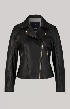 New JOOP! Leather Jacket in black