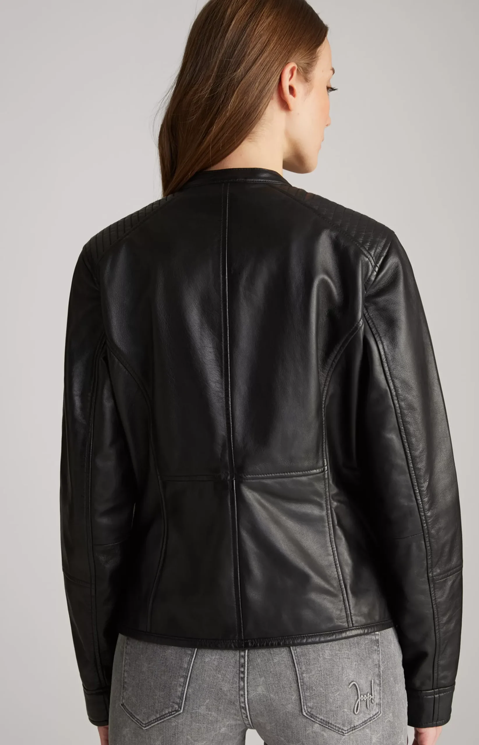Sale JOOP! Leather Jacket in Black