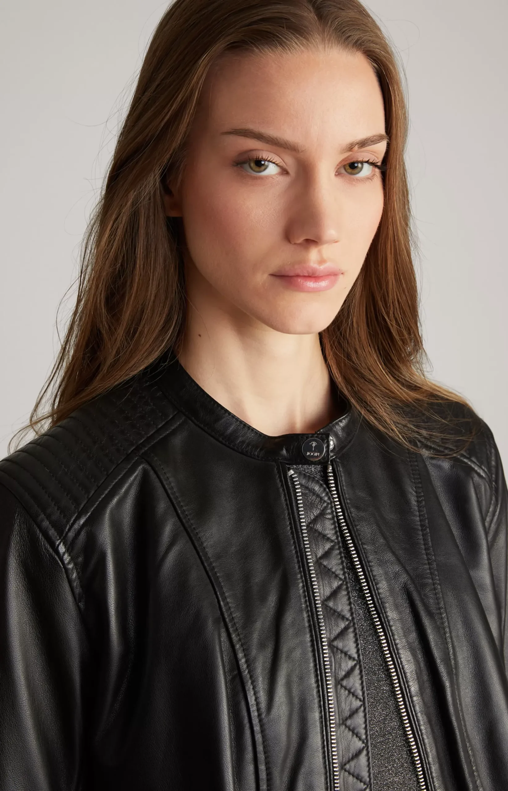 Sale JOOP! Leather Jacket in Black