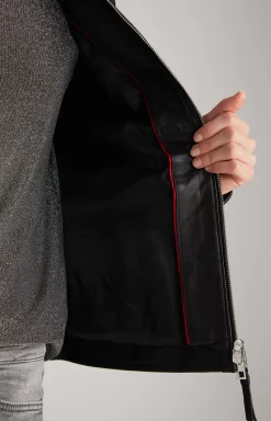 Sale JOOP! Leather Jacket in Black