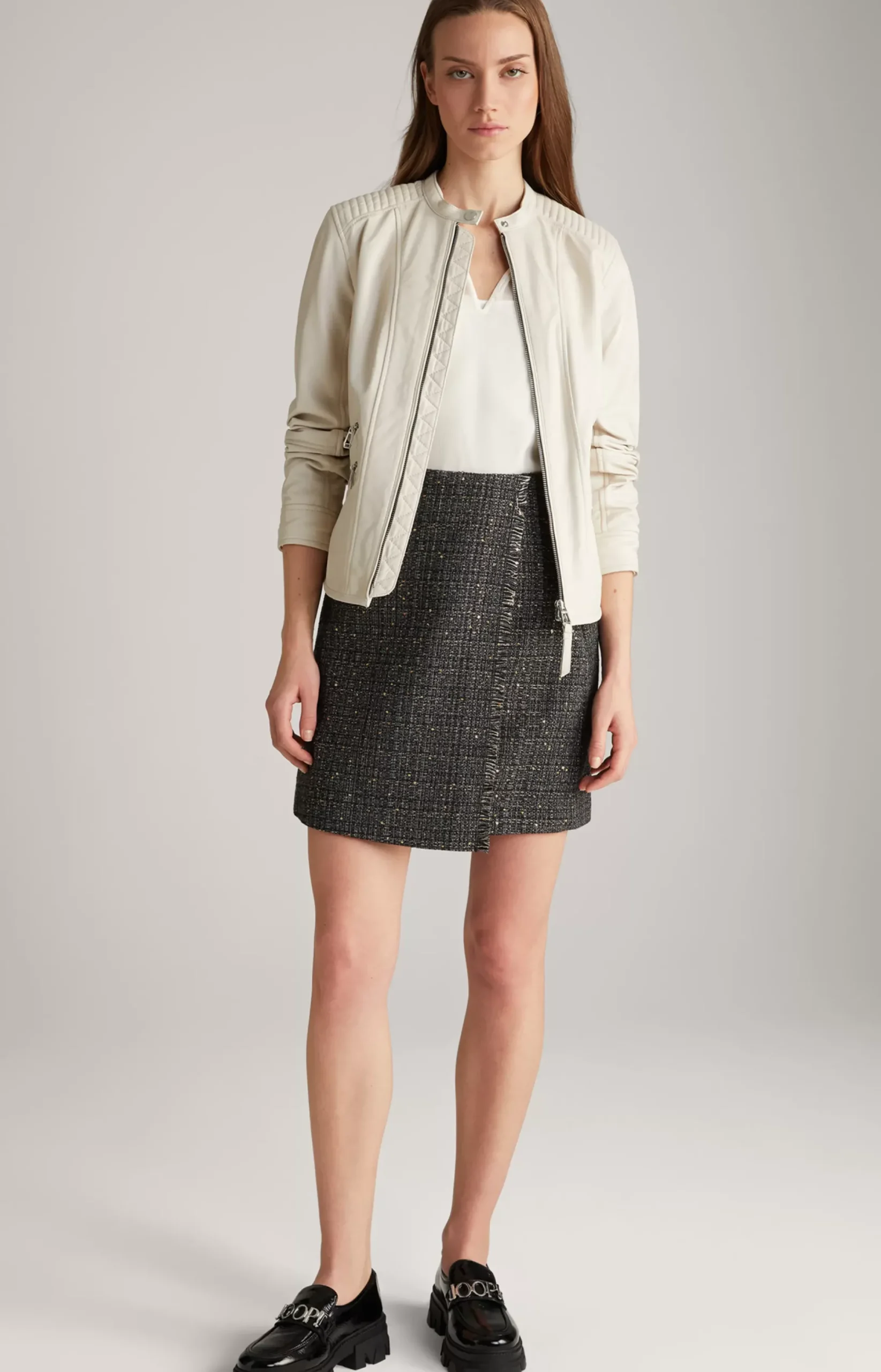 New JOOP! Leather Jacket in champagne