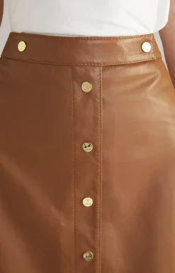 Sale JOOP! Leather Skirt in brown