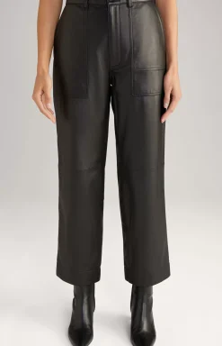 Online JOOP! Leather Trousers in black