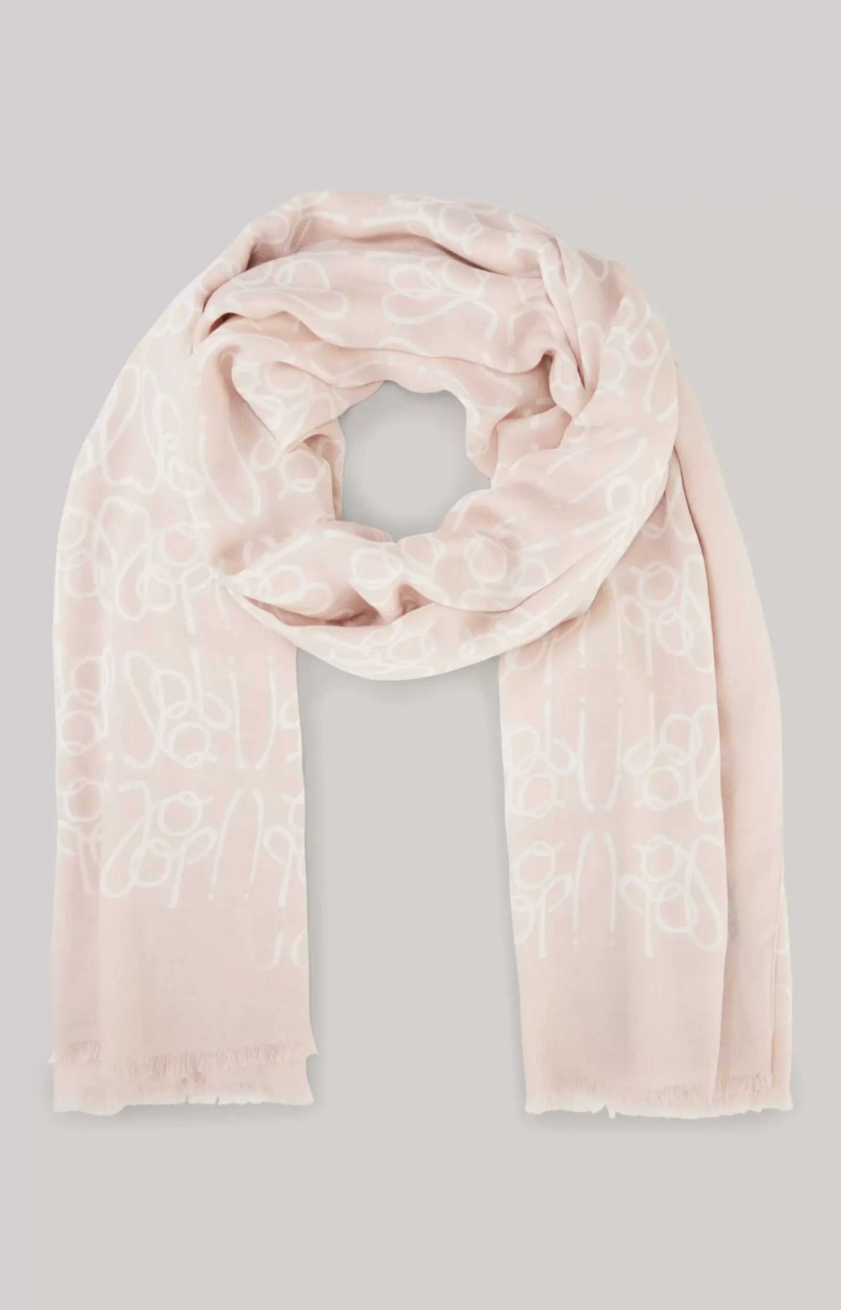 Online JOOP! Logo Scarf in Rosé Natural