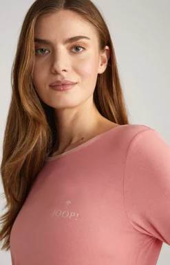 Sale JOOP! Long Loungewear Shirt in Flamingo pink