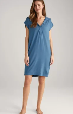 Sale JOOP! Long Loungewear Shirt in Ocean blue