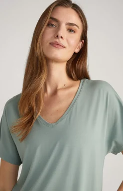 Sale JOOP! Long Loungewear Shirt in Sea Grass mint